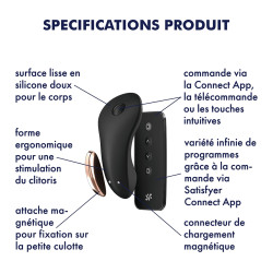 Satisfyer Stimulateur de clitoris LITTLE SECRET - Panty Vibrator Satisfyer 